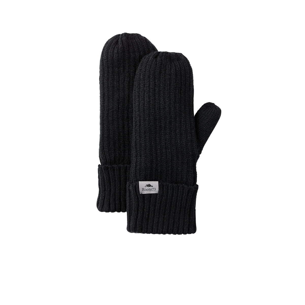Roots - Woodland Knit Mitts - Black