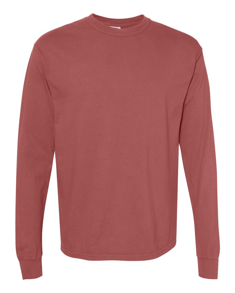 Comfort Colors - Garment-Dyed Heavyweight Long Sleeve T-Shirt - Brick