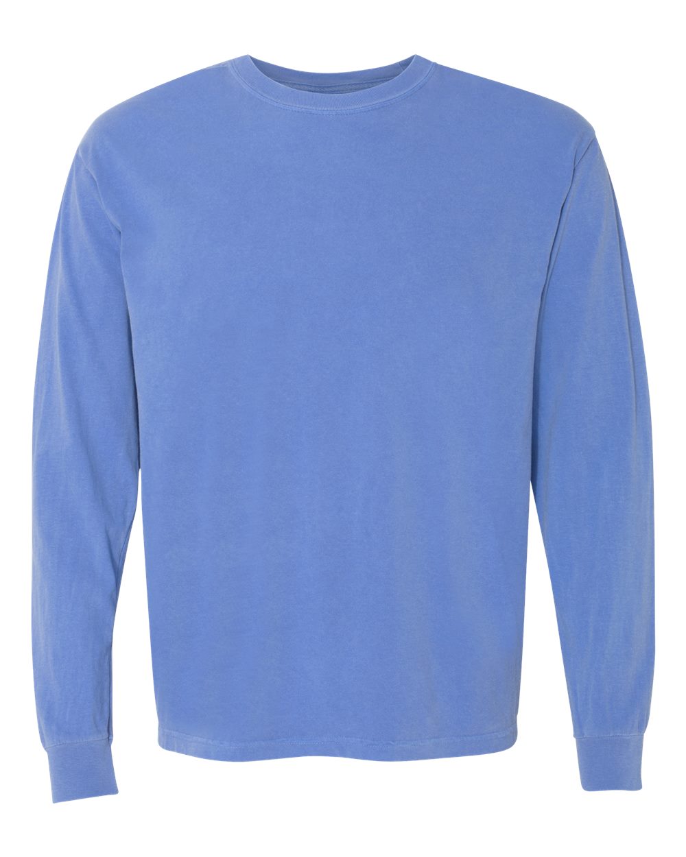Comfort Colors - Garment-Dyed Heavyweight Long Sleeve T-Shirt - Flo Blue