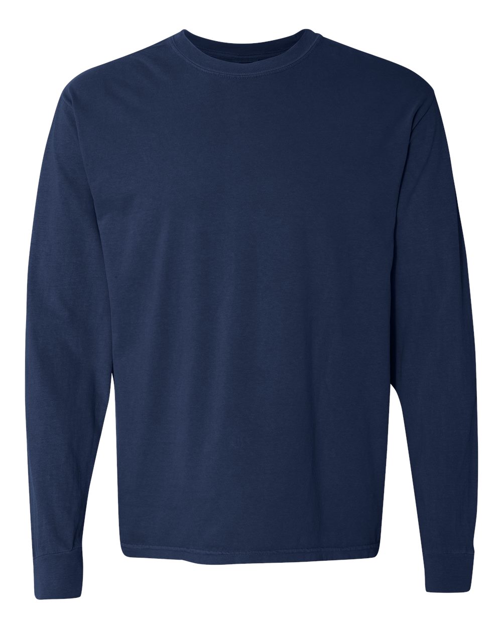 Comfort Colors - Garment-Dyed Heavyweight Long Sleeve T-Shirt - True Navy