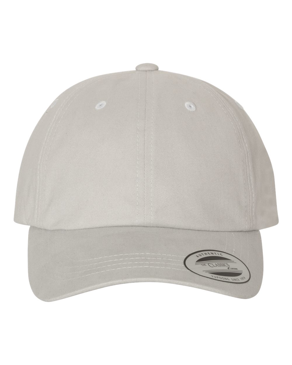 YP Classics - Peached Cotton Twill Dad Hat - Light Grey
