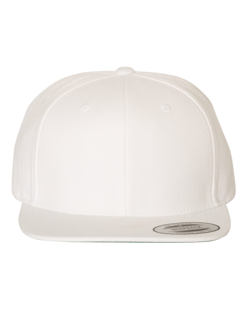 YP Classics - Premium Flat Bill Snapback Cap - White