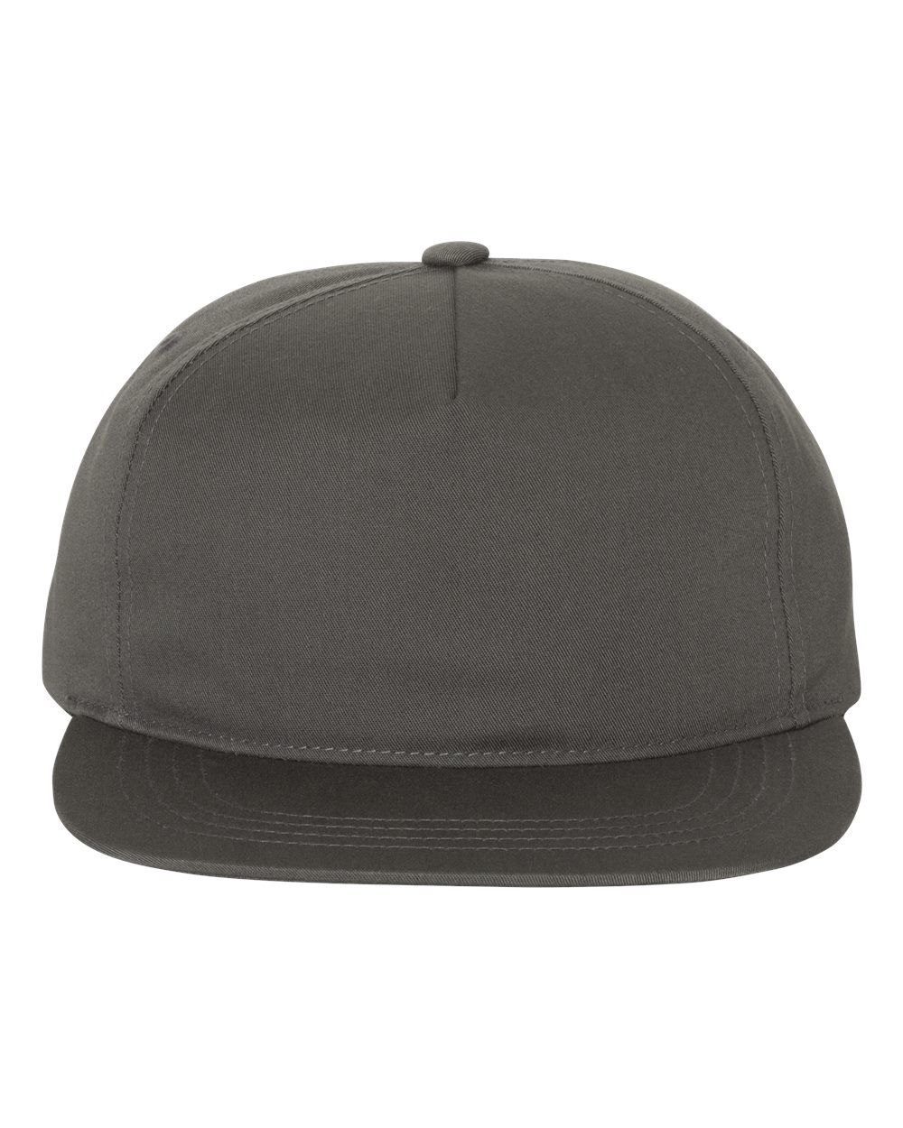YP Classics - Lightly-Structured Five-Panel Snapback Cap - Charcoal