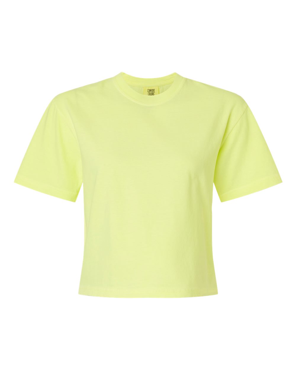 Comfort Colors - Women's Garment-Dyed Heavyweight Boxy T-Shirt - Neon Lemon