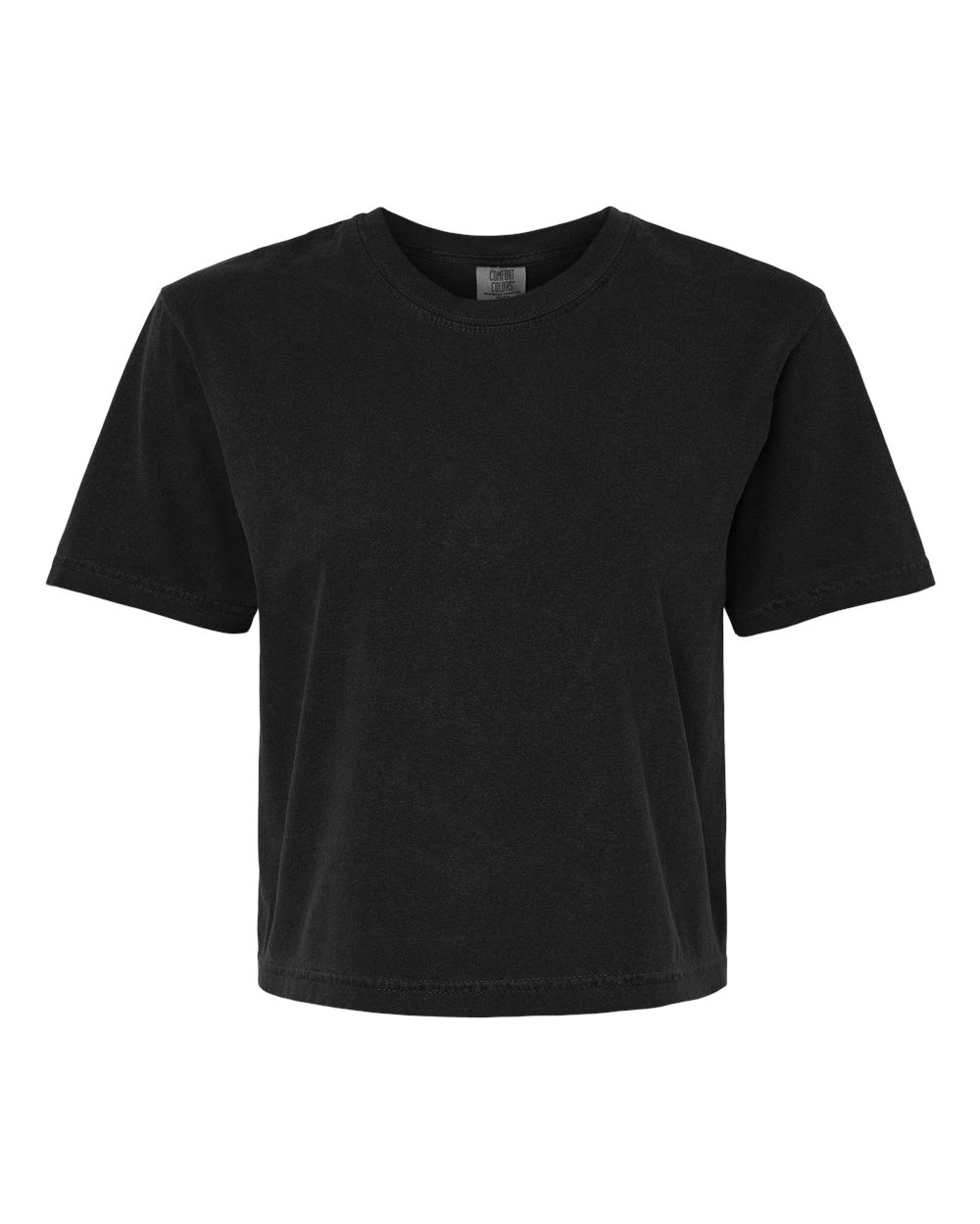 Comfort Colors - Women's Garment-Dyed Heavyweight Boxy T-Shirt - Black