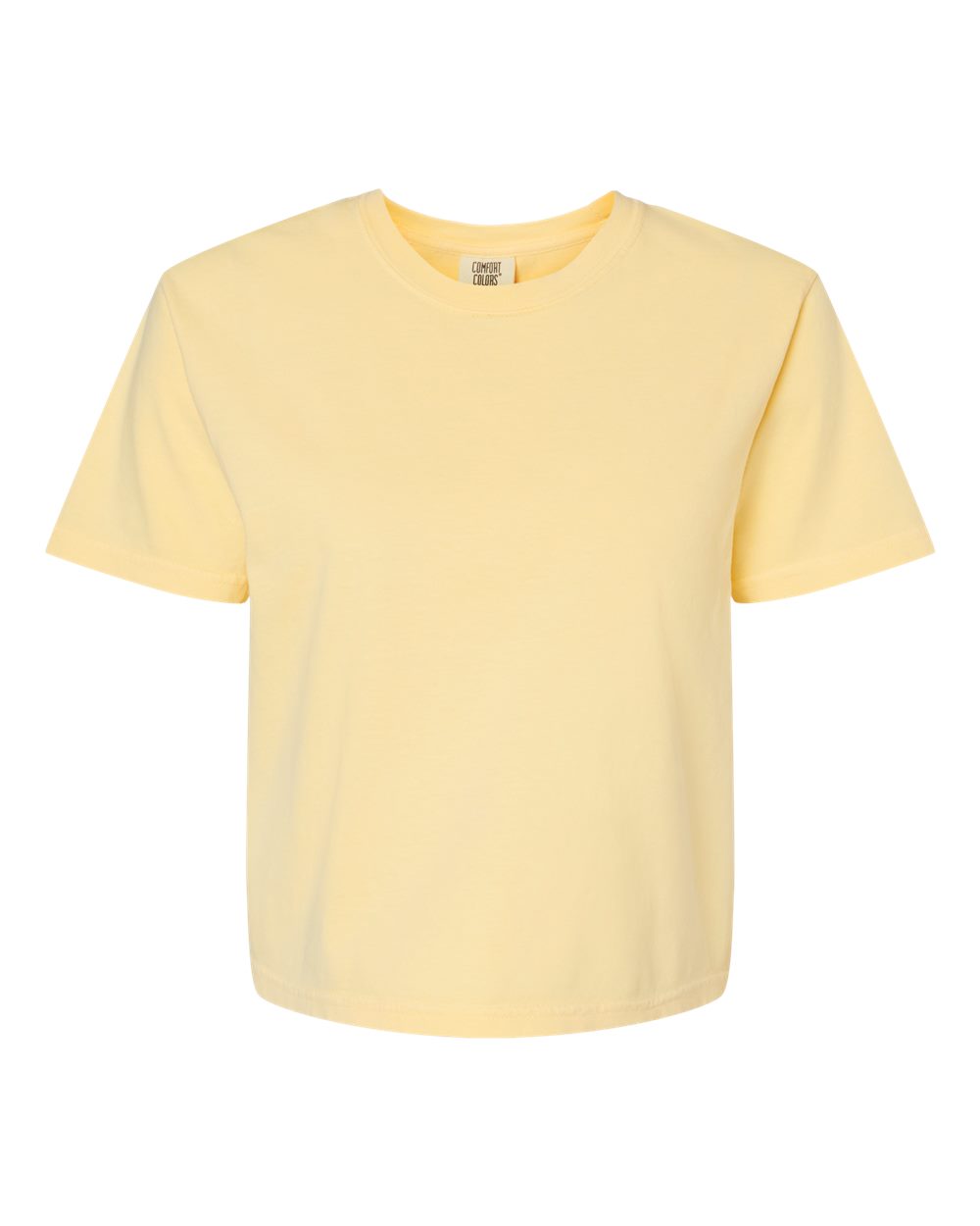 Comfort Colors - Women's Garment-Dyed Heavyweight Boxy T-Shirt - Butter