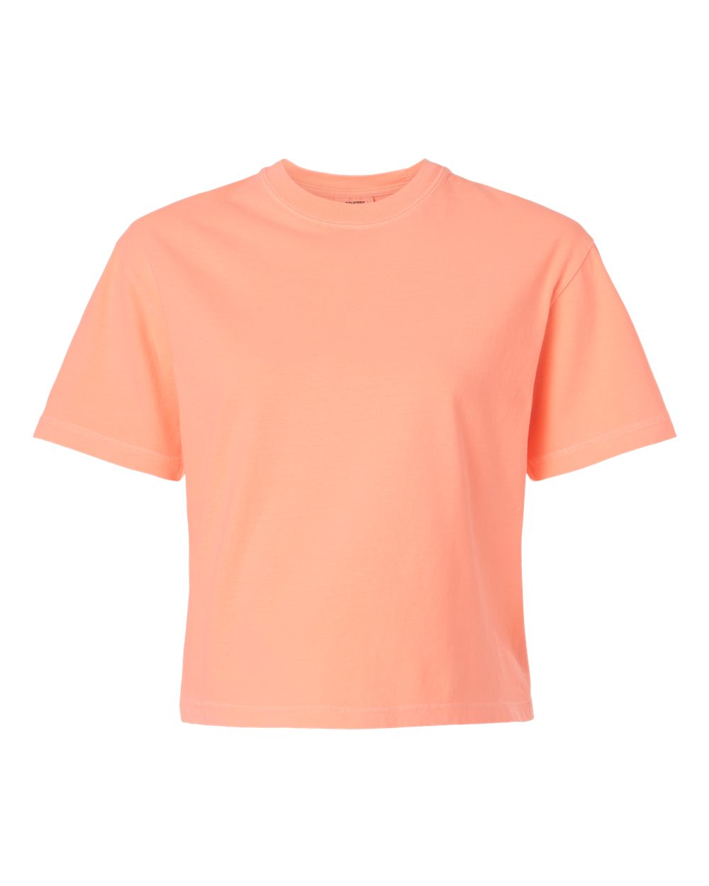 Comfort Colors - Women's Garment-Dyed Heavyweight Boxy T-Shirt - Neon Cantaloupe