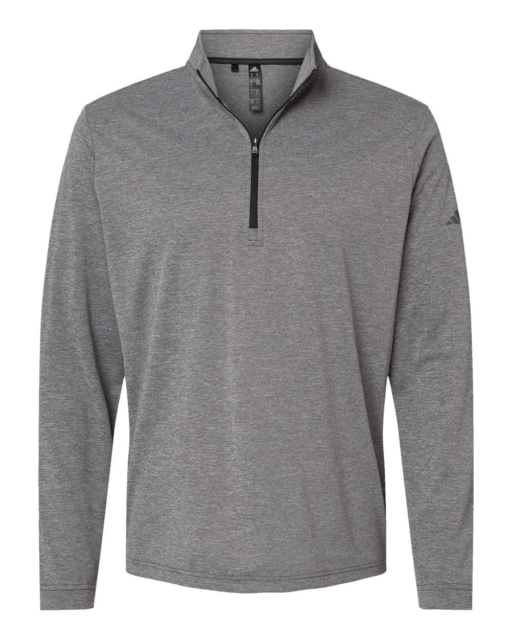 Adidas - Ultimate365 Lightweight Quarter-Zip Pullover - Black Heather