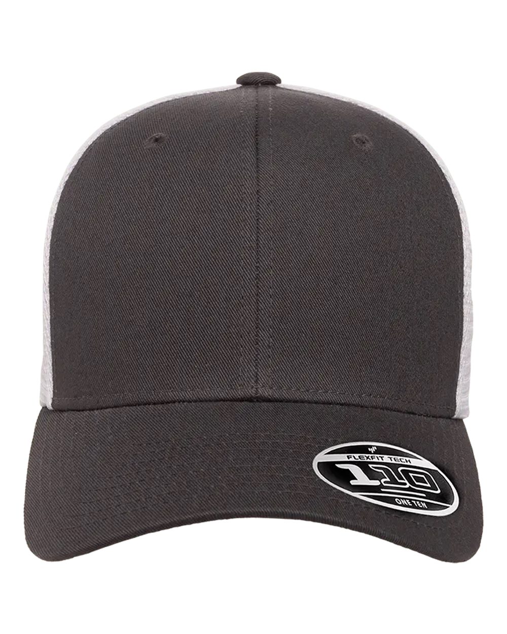 Flexfit - 110® Mesh-Back Cap - Charcoal/ White