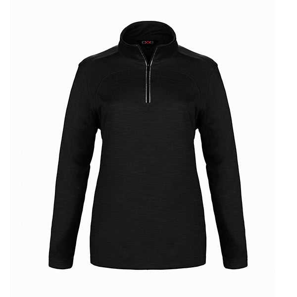 CX2 - Meadowbrook Ladies Interlock 1/4 Zip Pullover - Black