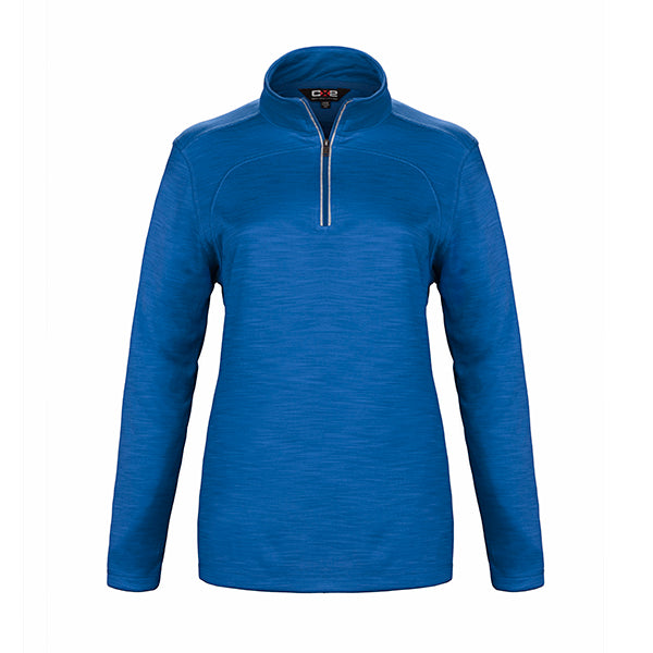 CX2 - Meadowbrook Ladies Interlock 1/4 Zip Pullover - Cobalt