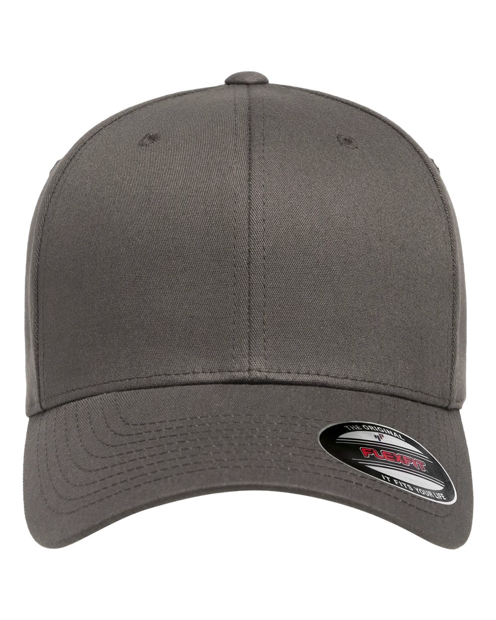 Flexfit - V-Flexfit® Cotton Twill Cap - Dark Grey