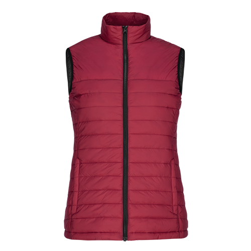 Muskoka Trail Garment Co. - Faro Ladies Puffy Vest - Red