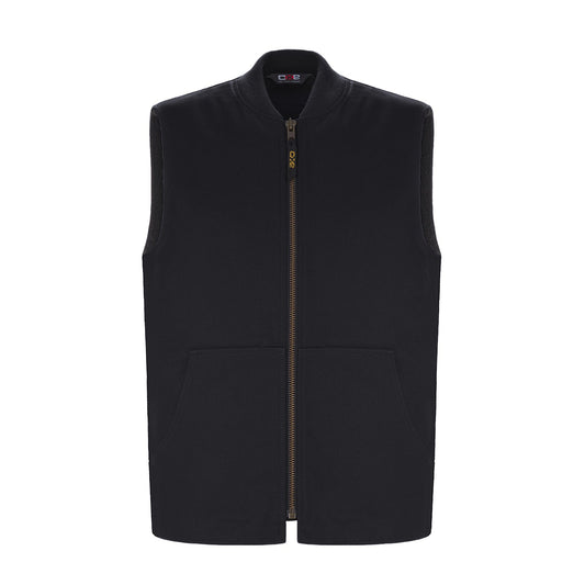 CX2 - Ram Adult Cotton Canvas Vest w/ Sherpa Lining - Black