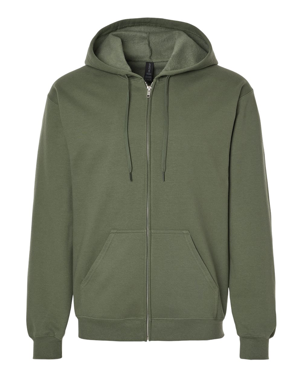 Gildan - Softstyle® Midweight Full-Zip Hooded Sweatshirt - Military Green