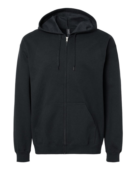 Gildan - Softstyle® Midweight Full-Zip Hooded Sweatshirt - Black