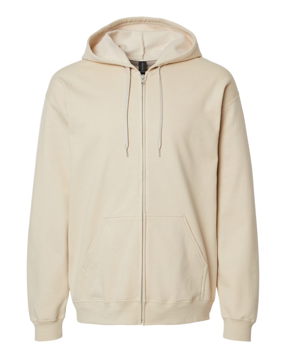 Gildan - Softstyle® Midweight Full-Zip Hooded Sweatshirt - Sand