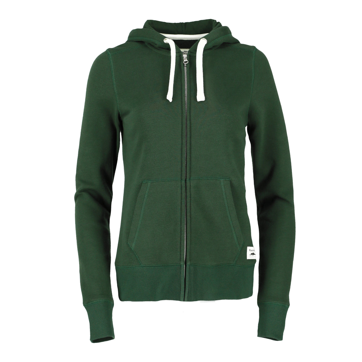 Roots - Women’s Paddlecreek Full Zip Hoodie - Pine Green