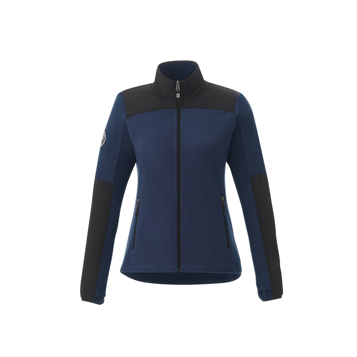 Roots - Women’s Briggspoint Microfleece Jacket - Atlantic Navy/Black