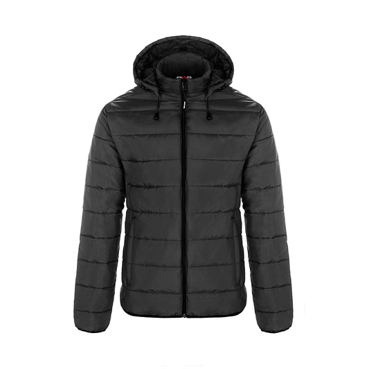 CX2 - Glacial Ladies Puffy Jacket With Detachable Hood - Black