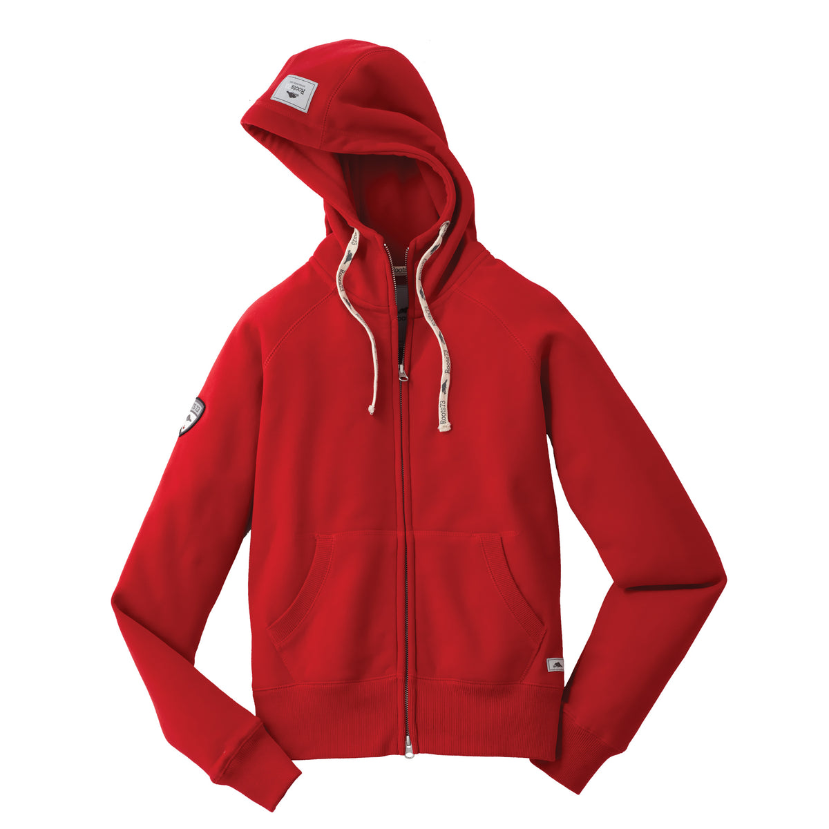 Roots - Women’s Riverside Full Zip Hoodie - Cranberry