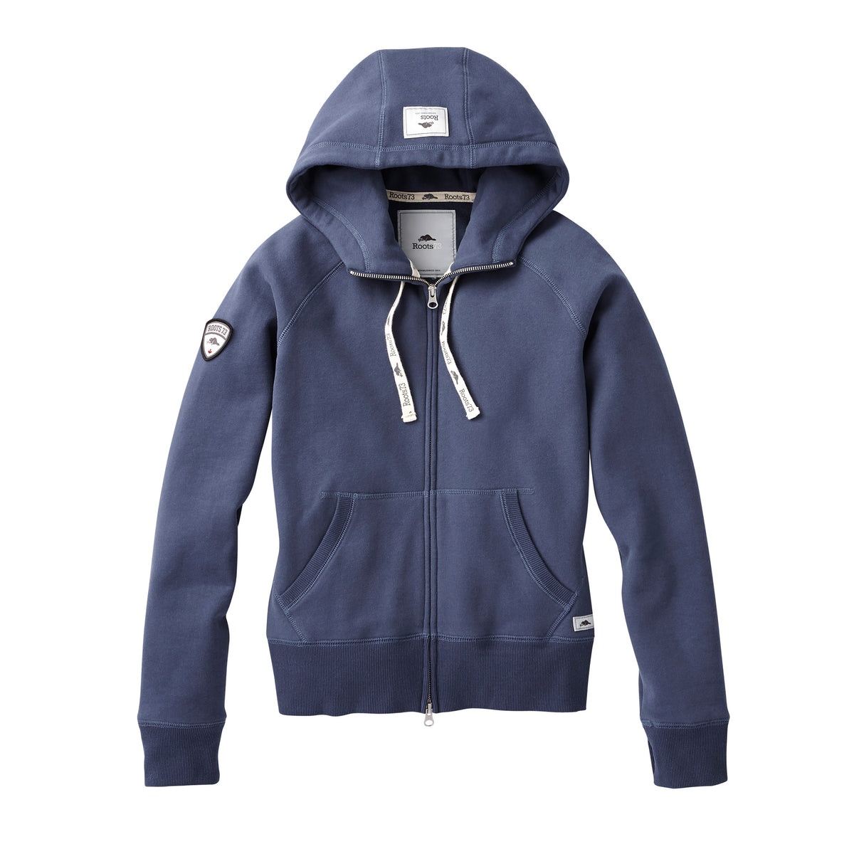Roots - Women’s Riverside Full Zip Hoodie - Indigo Blue