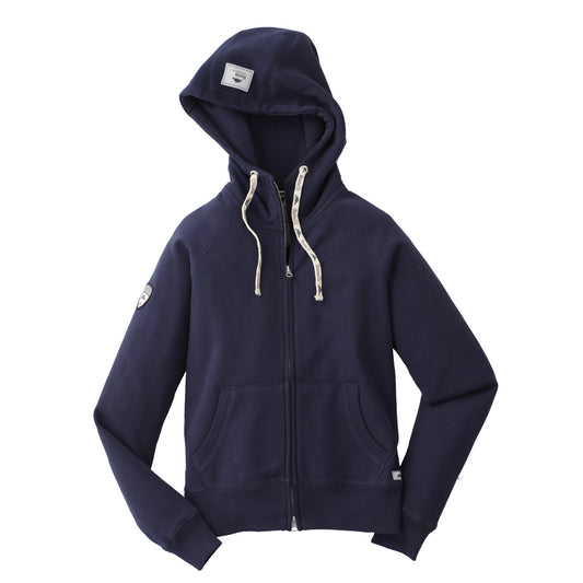 Roots - Women’s Riverside Full Zip Hoodie - Atlantic Navy