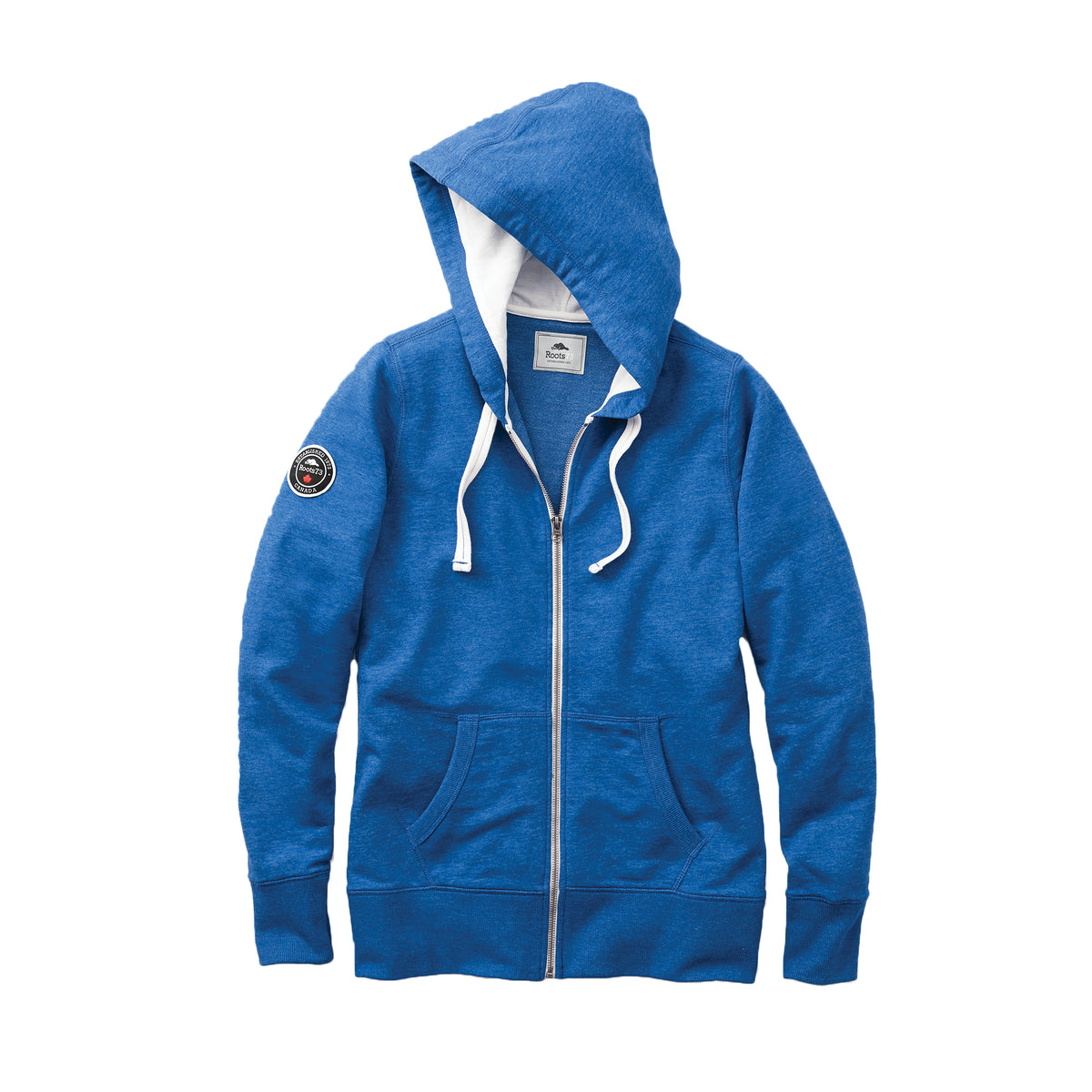 Roots - Women’s Sandylake Full Zip Hoodie - Baltic Blue Heather