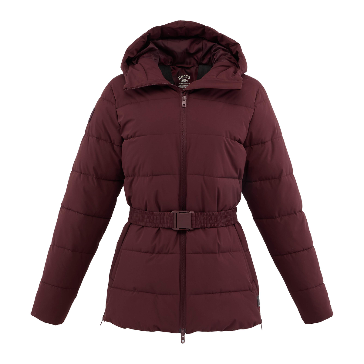 Roots - Women’s Fallriver Puffer Jacket - Burgundy