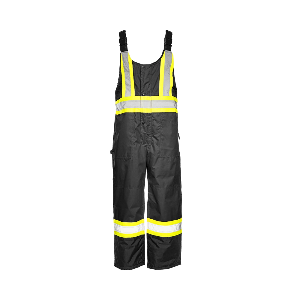 TO1 - Winter Traffic Overalls, 4″ Refl. Tape - Black