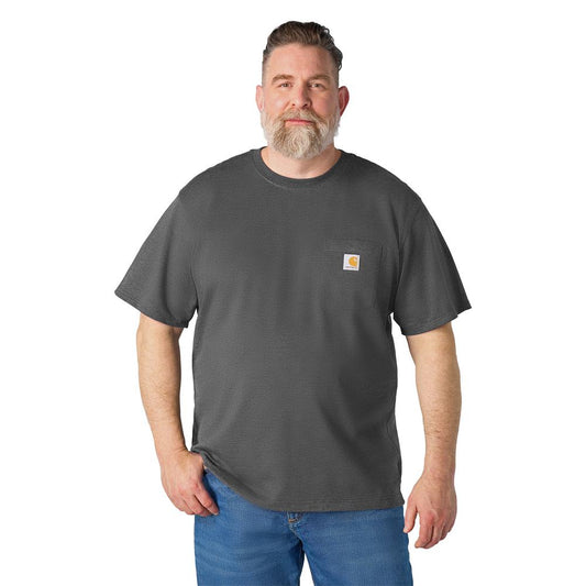 Carhartt Loose Fit Heavyweight Short-Sleeve Pocket T-Shirt - Carbon Heather