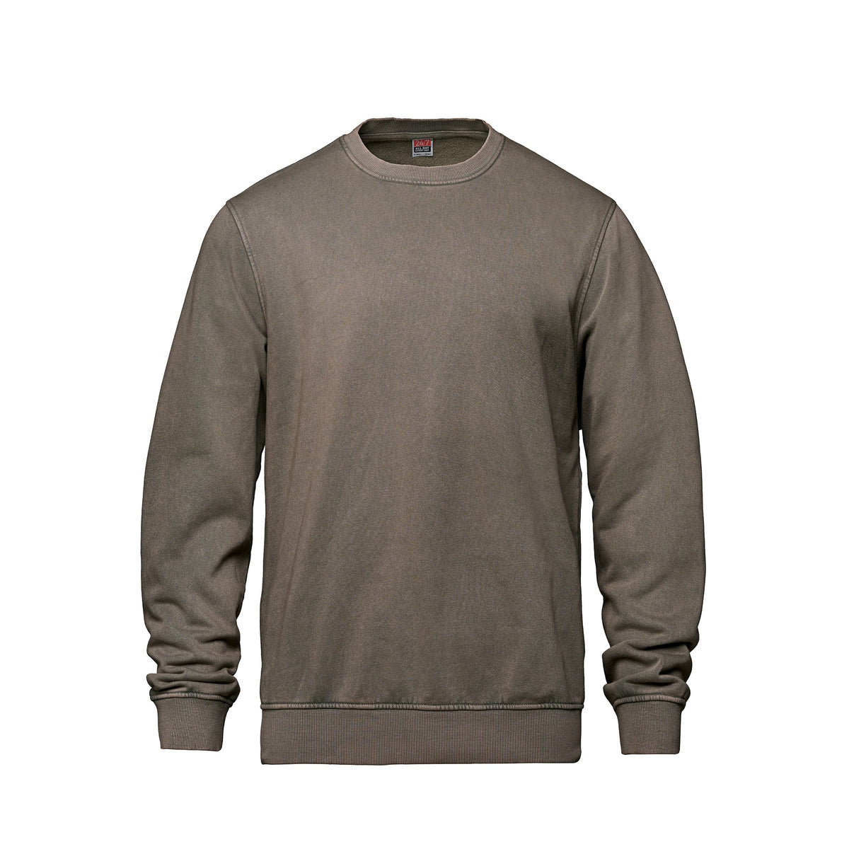 CSW 24/7 - Seascape Vintage Wash Crewneck Sweatshirt - Vintage Mushroom