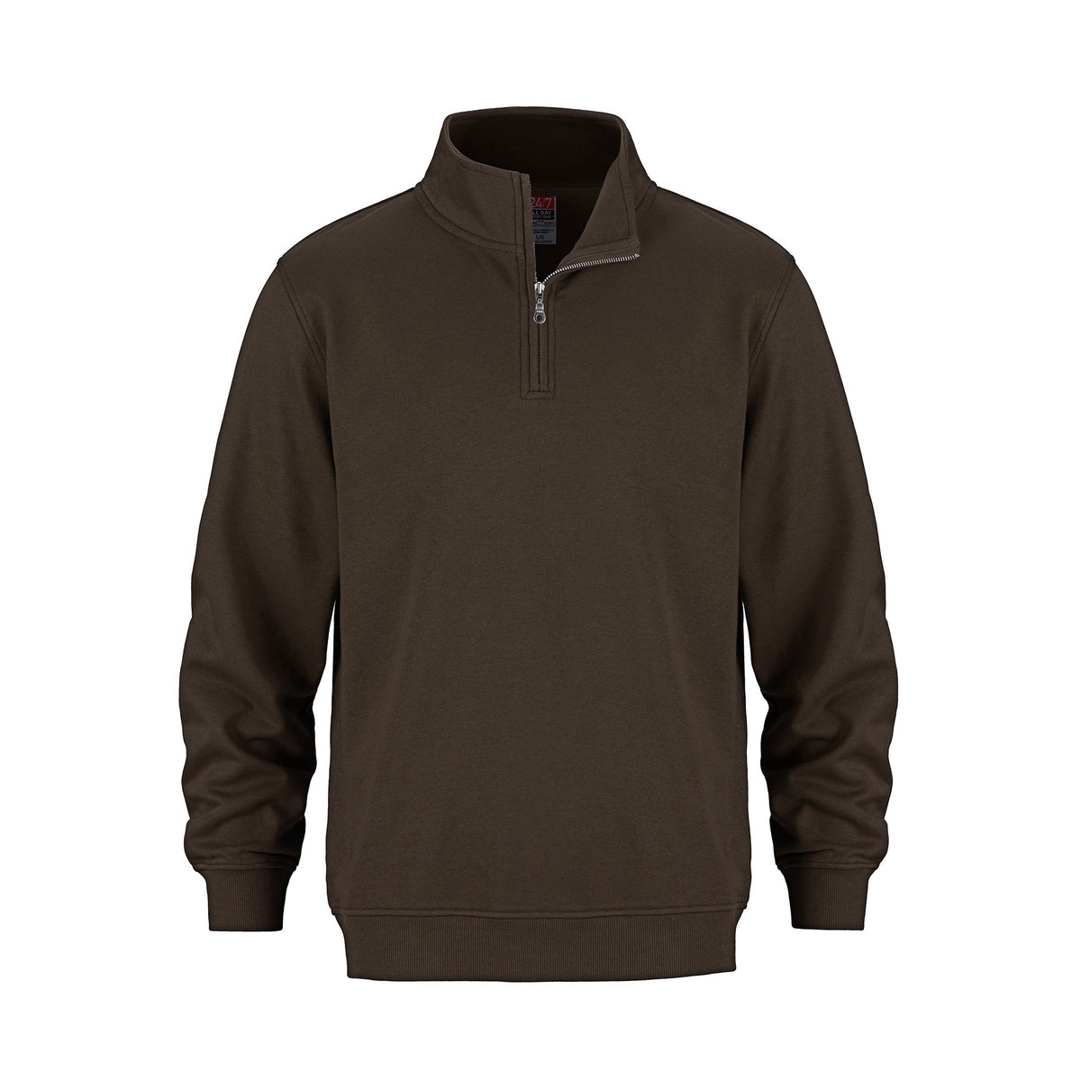 CSW 24/7 - Flux 1/4 Zip Sweatshirt - Brown