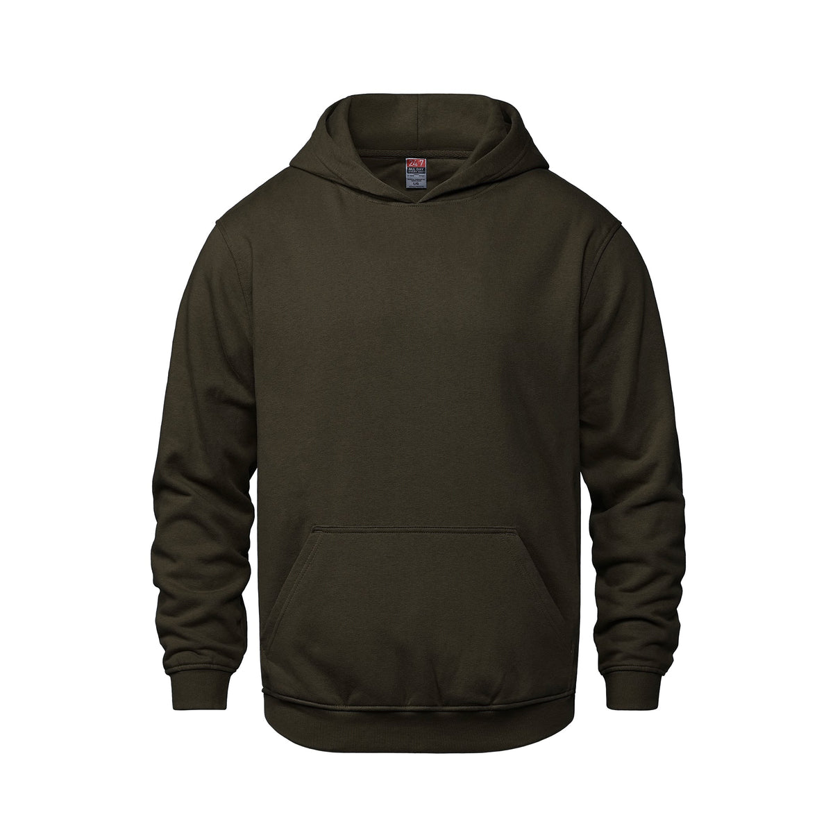 CSW 24/7 - Vault Youth Pullover Hooded Sweatshirt - Brown