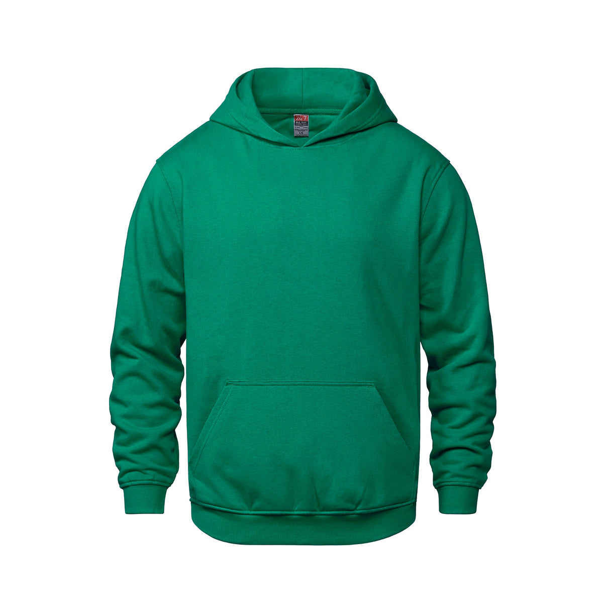 CSW 24/7 - Vault Youth Pullover Hooded Sweatshirt - Kelly Green