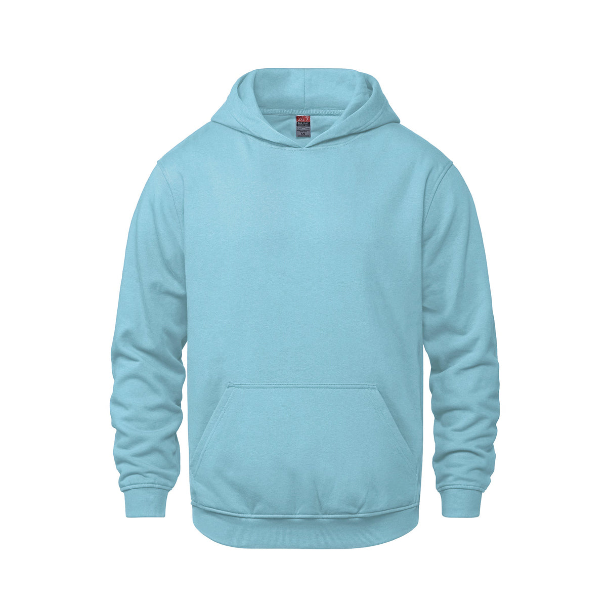 CSW 24/7 - Vault Youth Pullover Hooded Sweatshirt - Light Blue