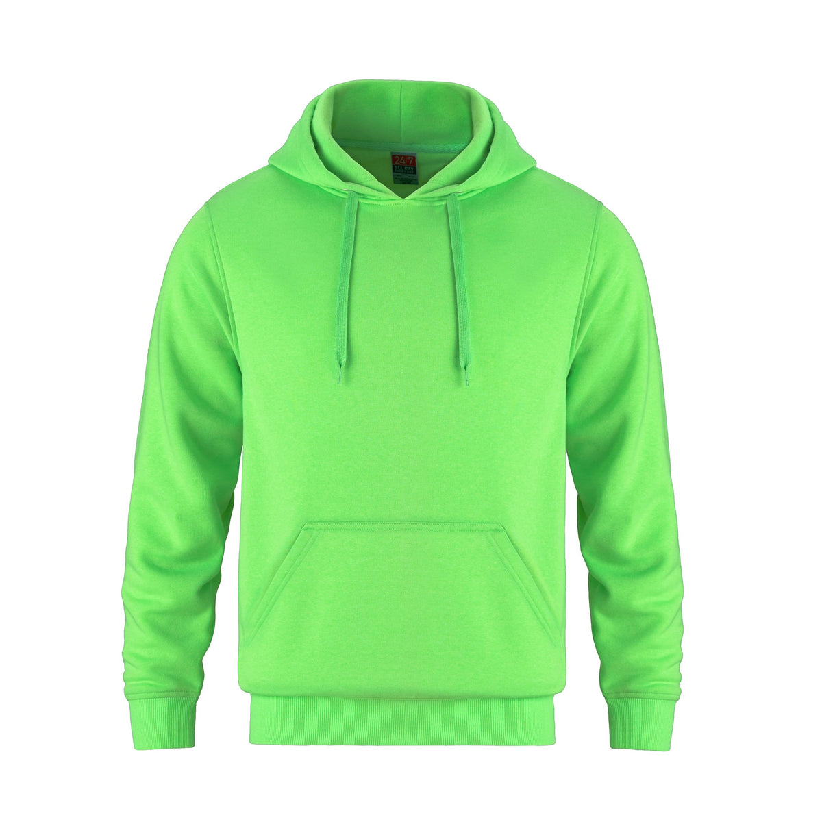 CSW 24/7 - Flash Pullover Hooded Sweatshirt (Intense Colors) - Intense Lime