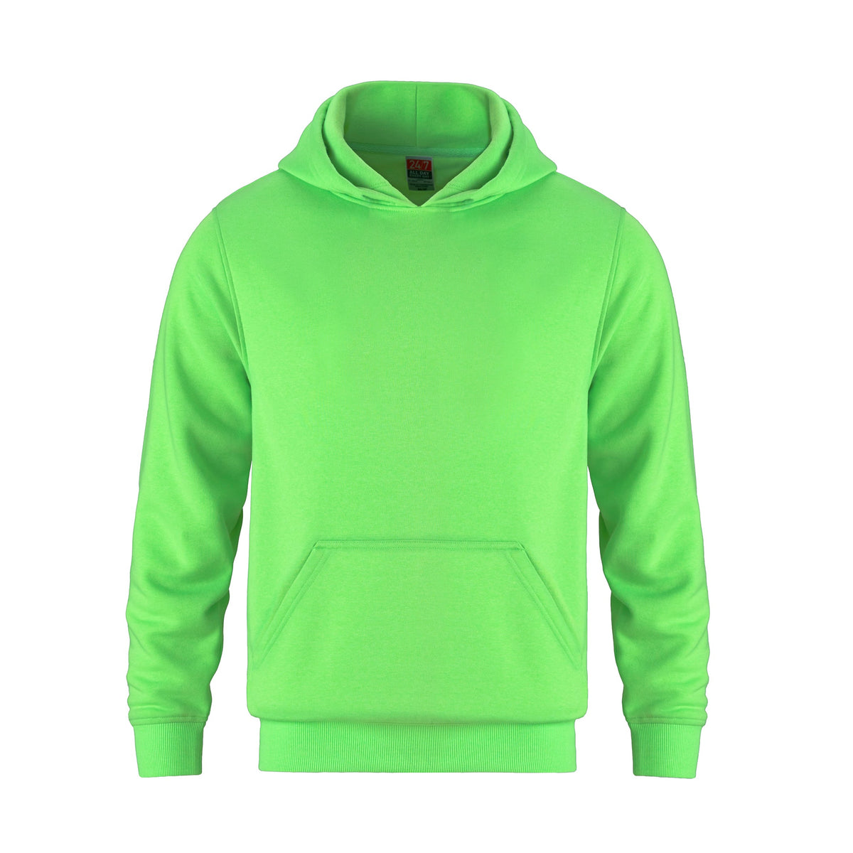 CSW 24/7 - Flash Youth Pullover Hooded Sweatshirt (Intense Colors) - Intense Lime