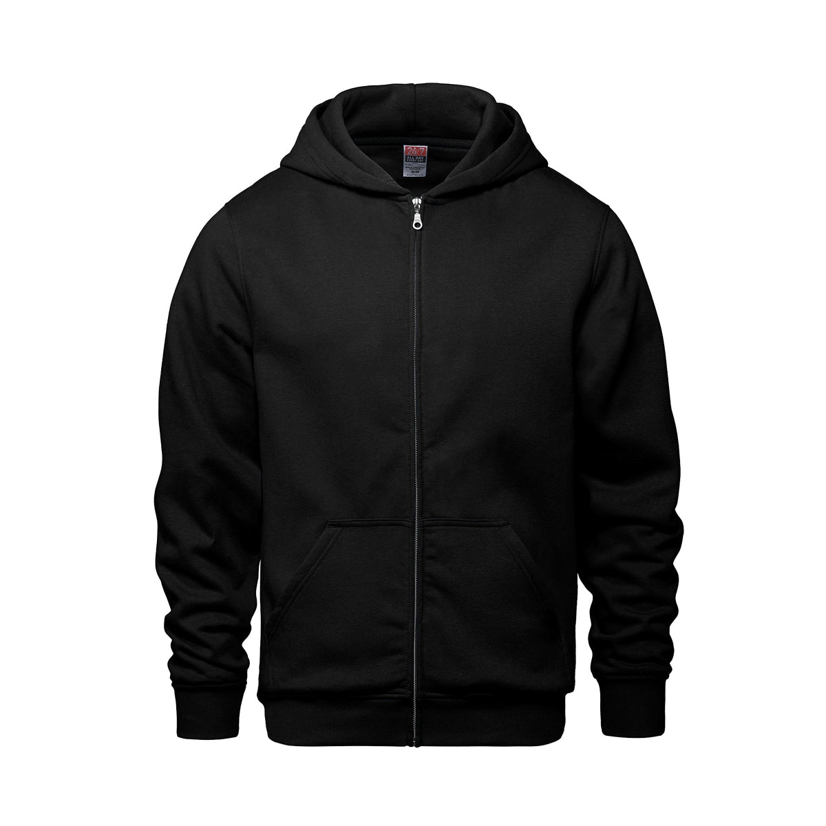 CSW 24/7 - Surfer Youth Full Zip Hooded Sweatshirt - Black
