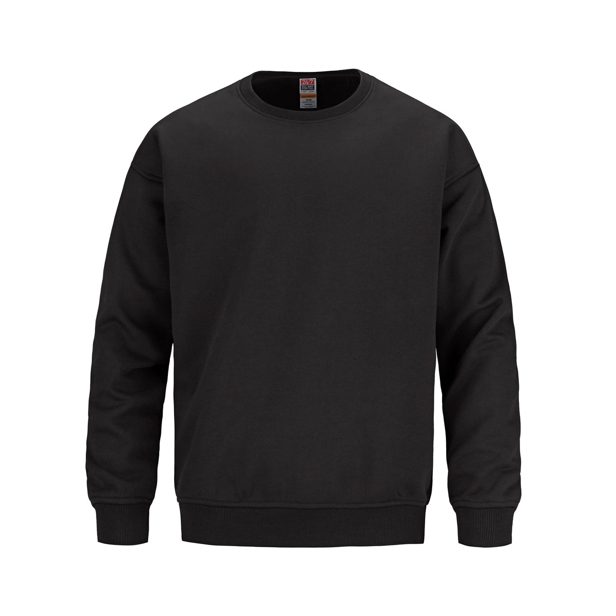 CSW 24/7 - Foundry Heavy Crewneck Sweatshirt 440GSM - Black