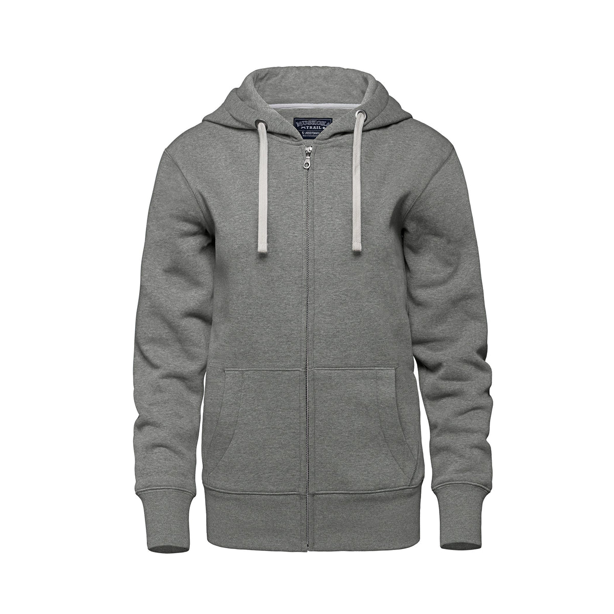 Muskoka Trail Garment Co. - Lakeview Ladies Full Zip Hooded Sweatshirt - Mid Grey
