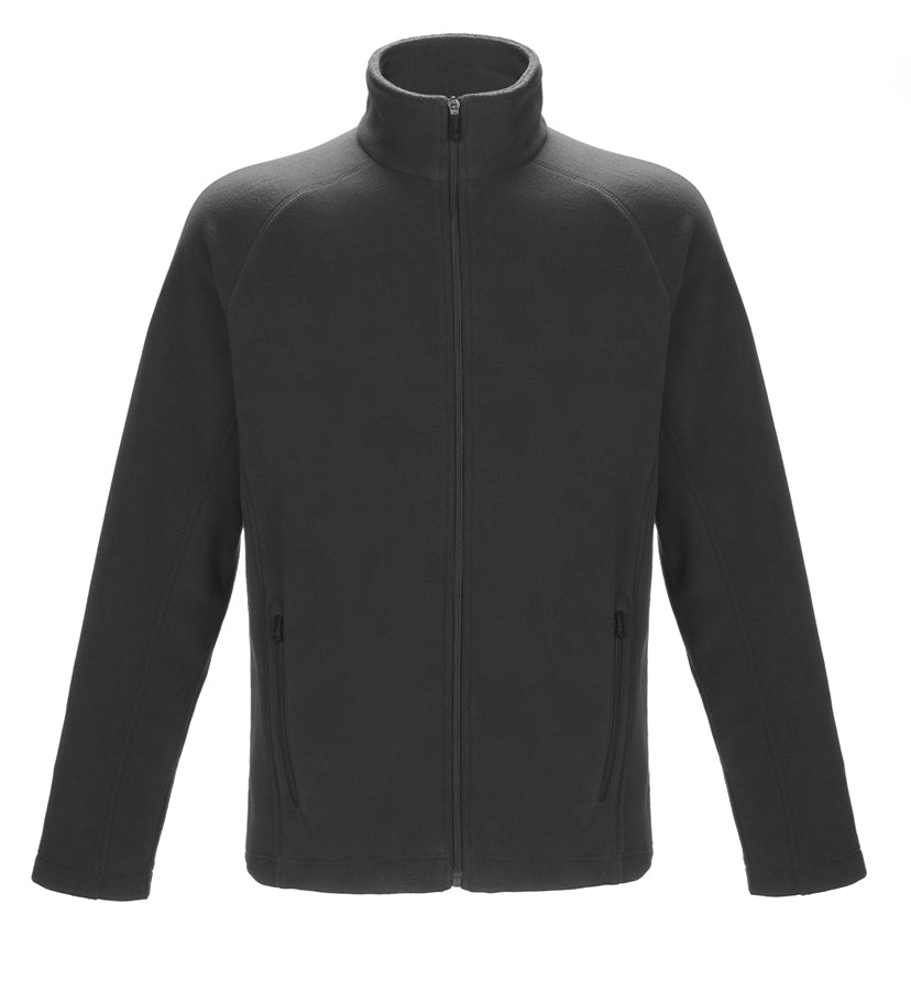 CX2 - Barren Men's Full Zip Microfleece Jacket - Dark Charcoal