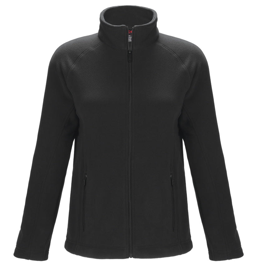 CX2 - Barren Ladies Full Zip Microfleece Jacket - Dark Charcoal