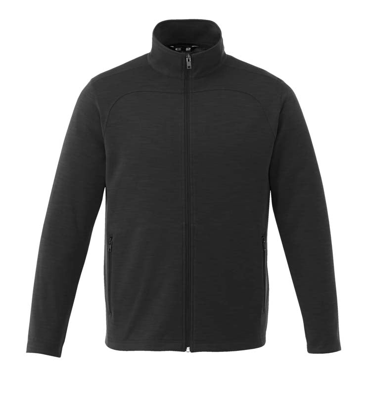 CX2 - Hillcrest Men's Interlock Full Zip Jacket - Black
