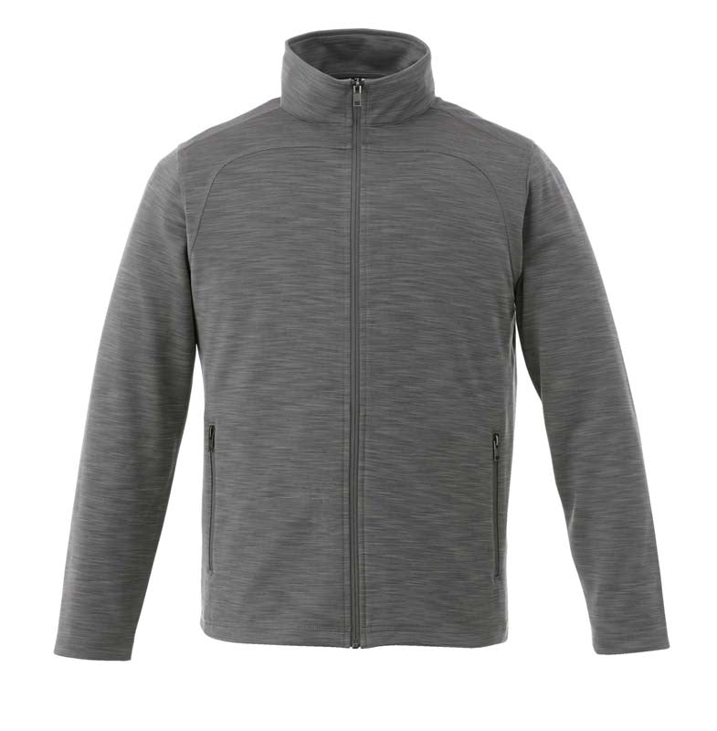CX2 - Hillcrest Men's Interlock Full Zip Jacket - Grey
