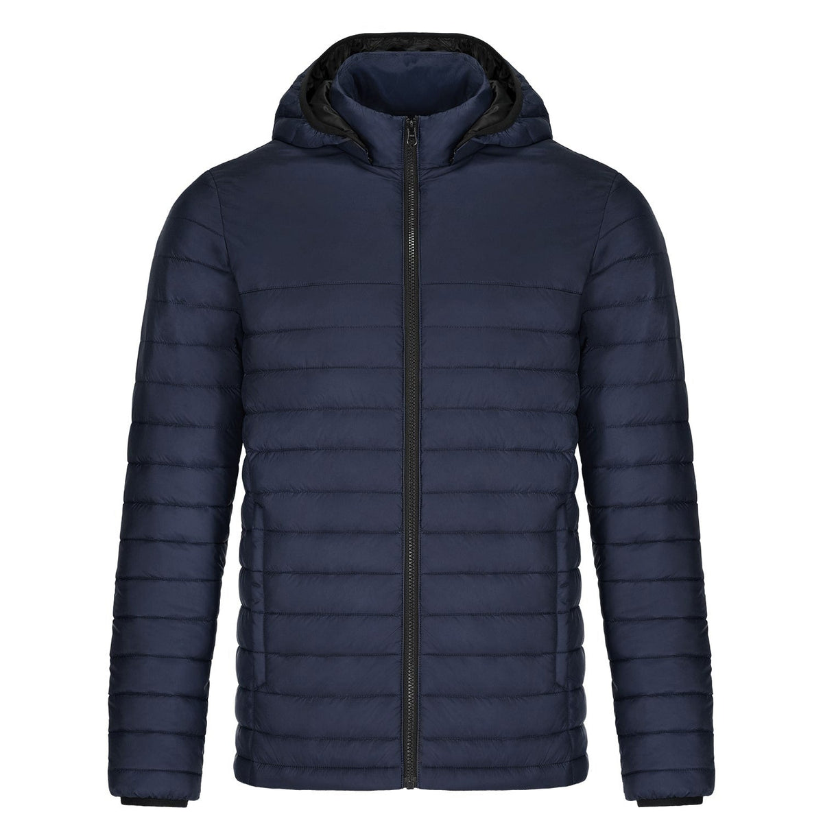 Muskoka Trail Garment Co. - Canyon Men's Puffy Jacket w/ Detachable Hood - Navy