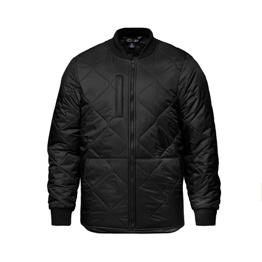 CX2 - Nomad Stylized Quilted Freezer Jacket - Black