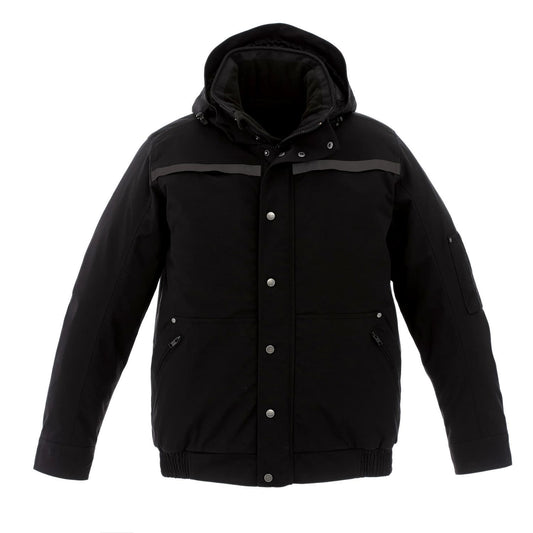 CX2 - Champion Heavy Duty Insulated Bomber Jacket w/ Detachable Hood - Black
