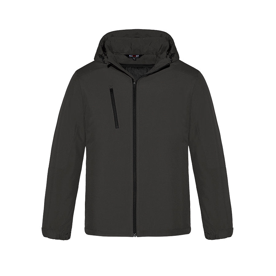 CX2 - Vortex Men's Insulated Jacket w/ Detachable Hood - Charcoal