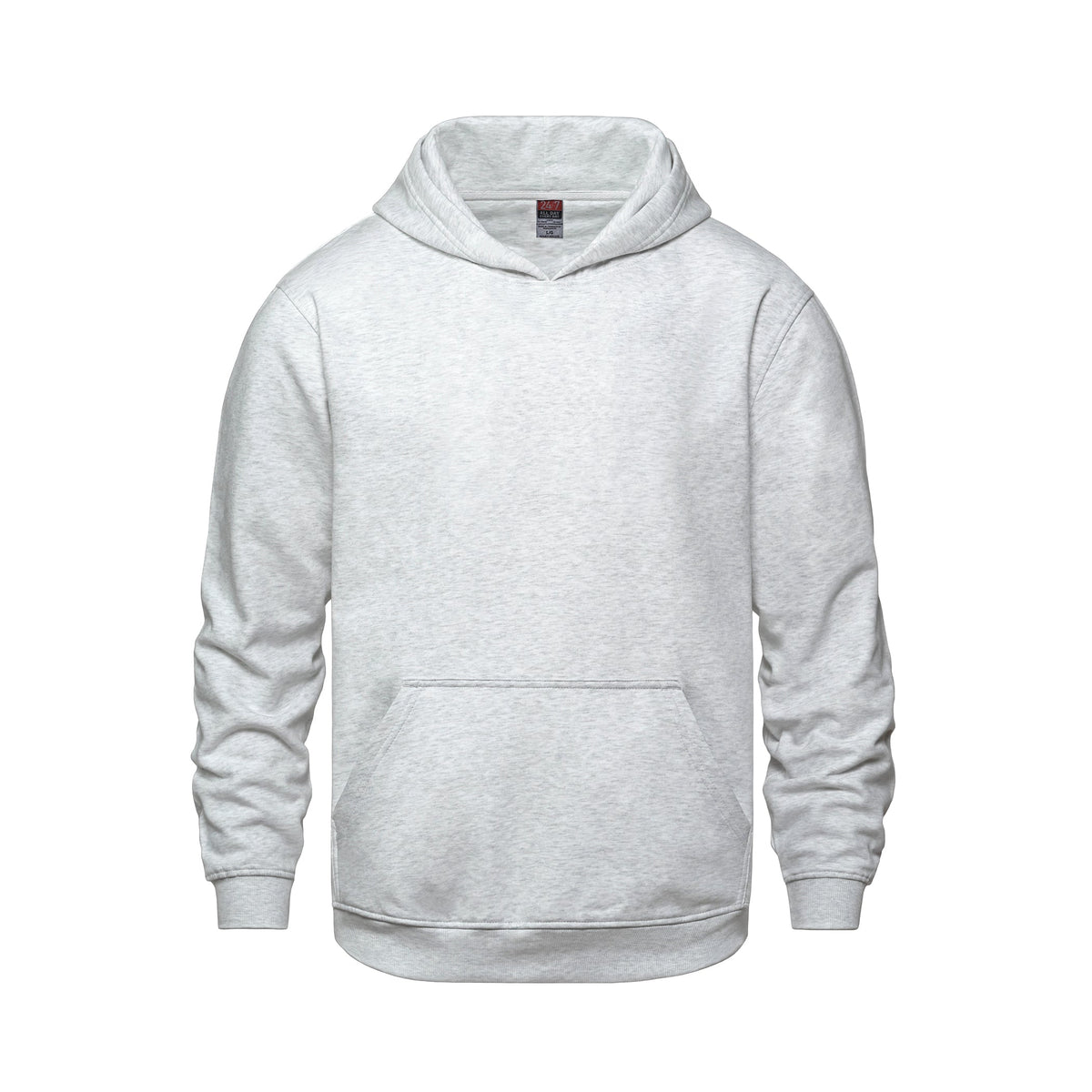 CSW 24/7 - Vault Youth Pullover Hooded Sweatshirt - Ash Grey